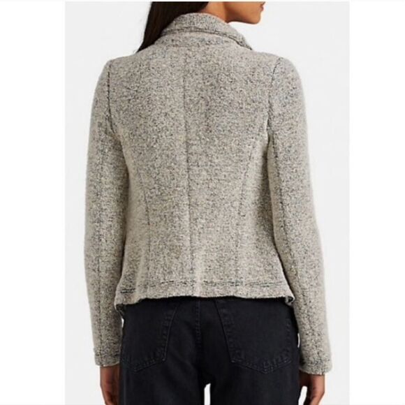 Iro Bessie Melange Zip Front Knit Jacket 36 2 S - Picture 3 of 9